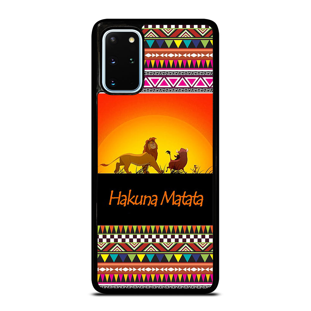 HAKUNA MATATA LION KING AZTEC 5 Samsung Galaxy S20 Plus Case Cover