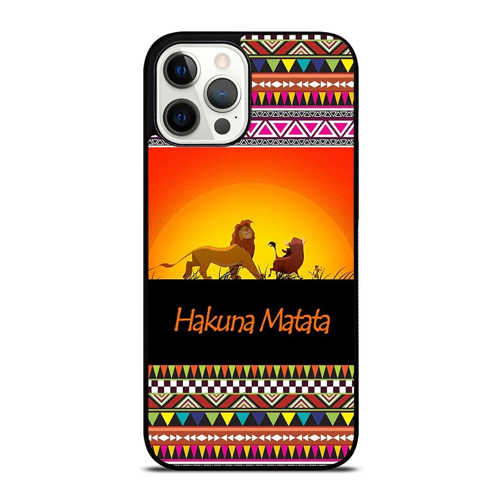 HAKUNA MATATA LION KING AZTEC 5 iPhone 12 Pro Max Case Cover