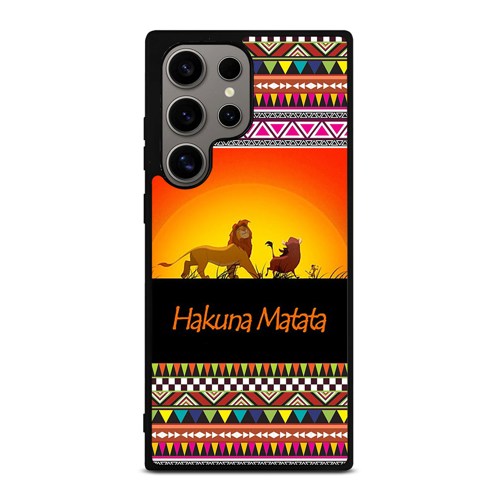 HAKUNA MATATA LION KING AZTEC 5 Samsung Galaxy S24 Ultra Case Cover