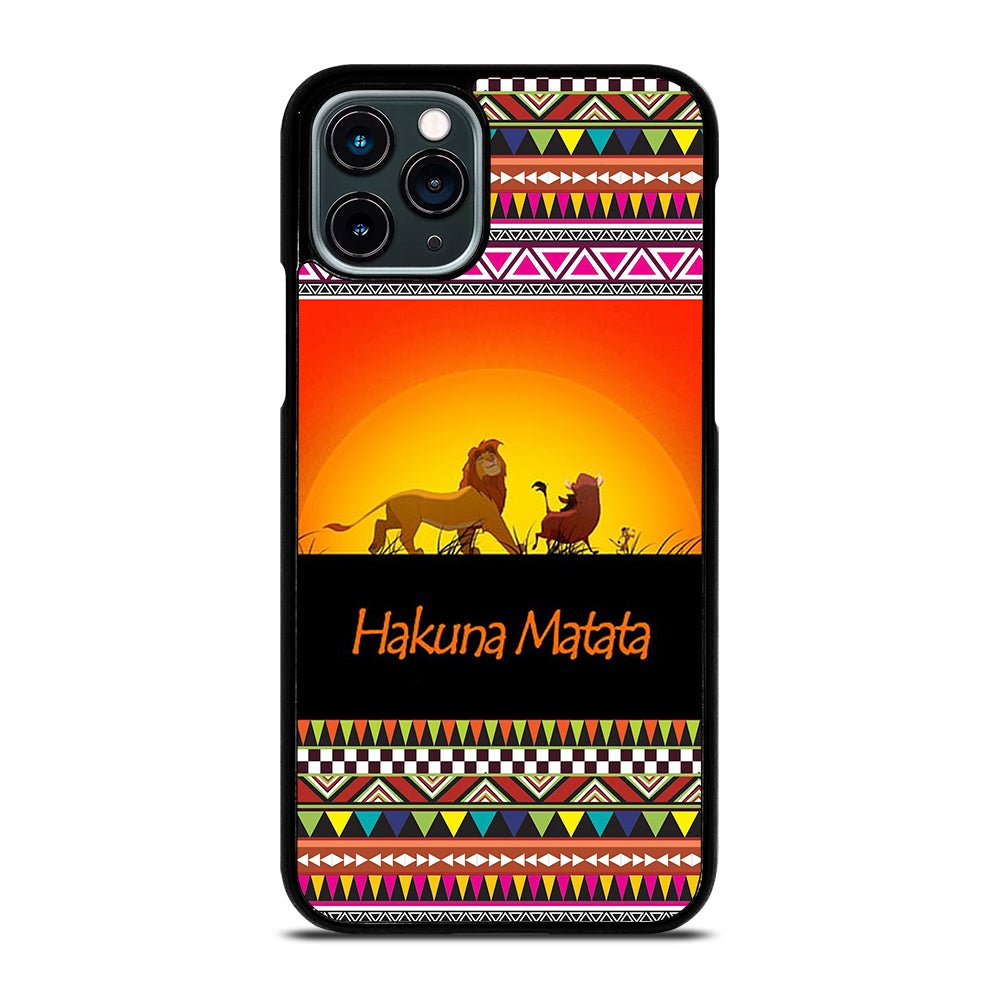 HAKUNA MATATA LION KING AZTEC 5 iPhone 11 Pro Case Cover