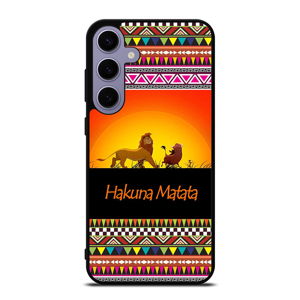 HAKUNA MATATA LION KING AZTEC 5 Samsung Galaxy S24 Plus Case Cover