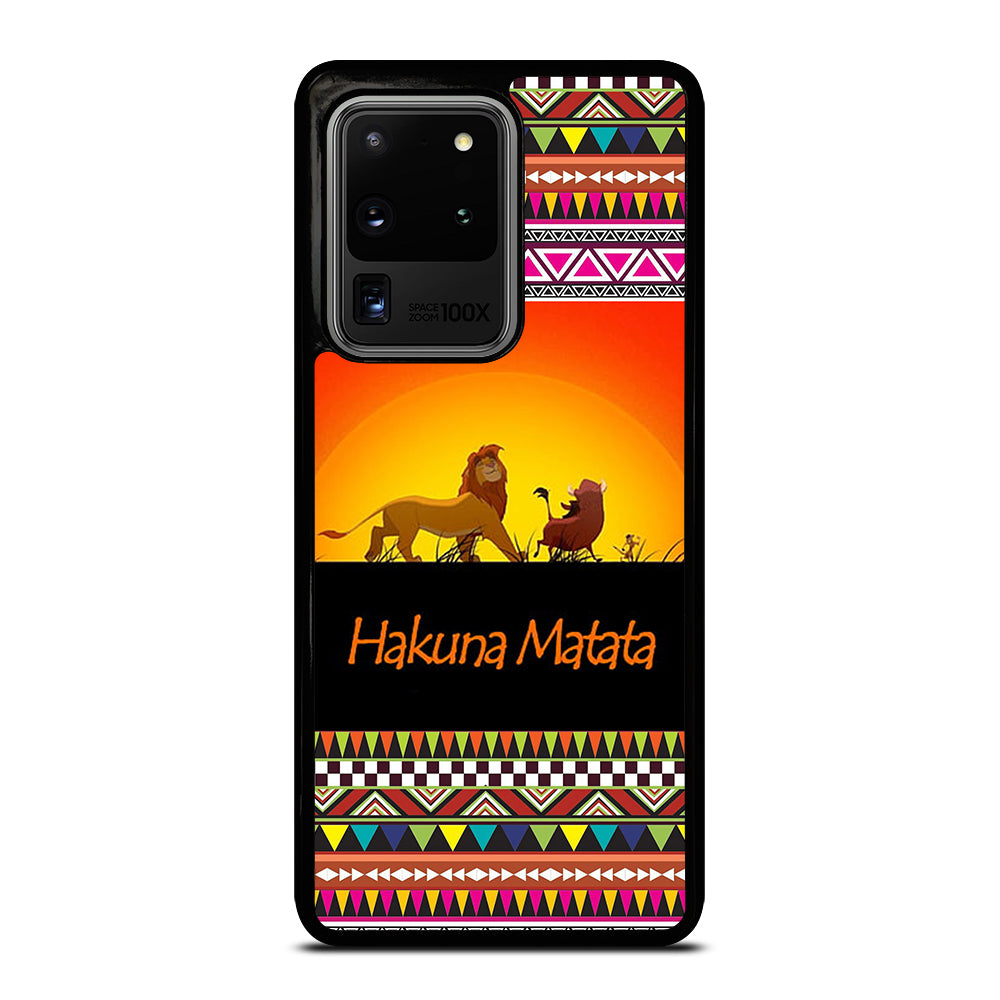 HAKUNA MATATA LION KING AZTEC 5 Samsung Galaxy S20 Ultra Case Cover