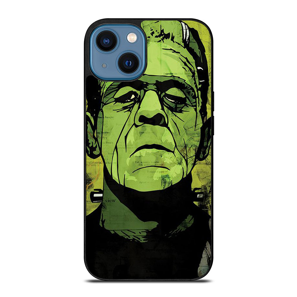 HALLOWEEN FRANKENSTEIN ART FACE iPhone 14 Case Cover