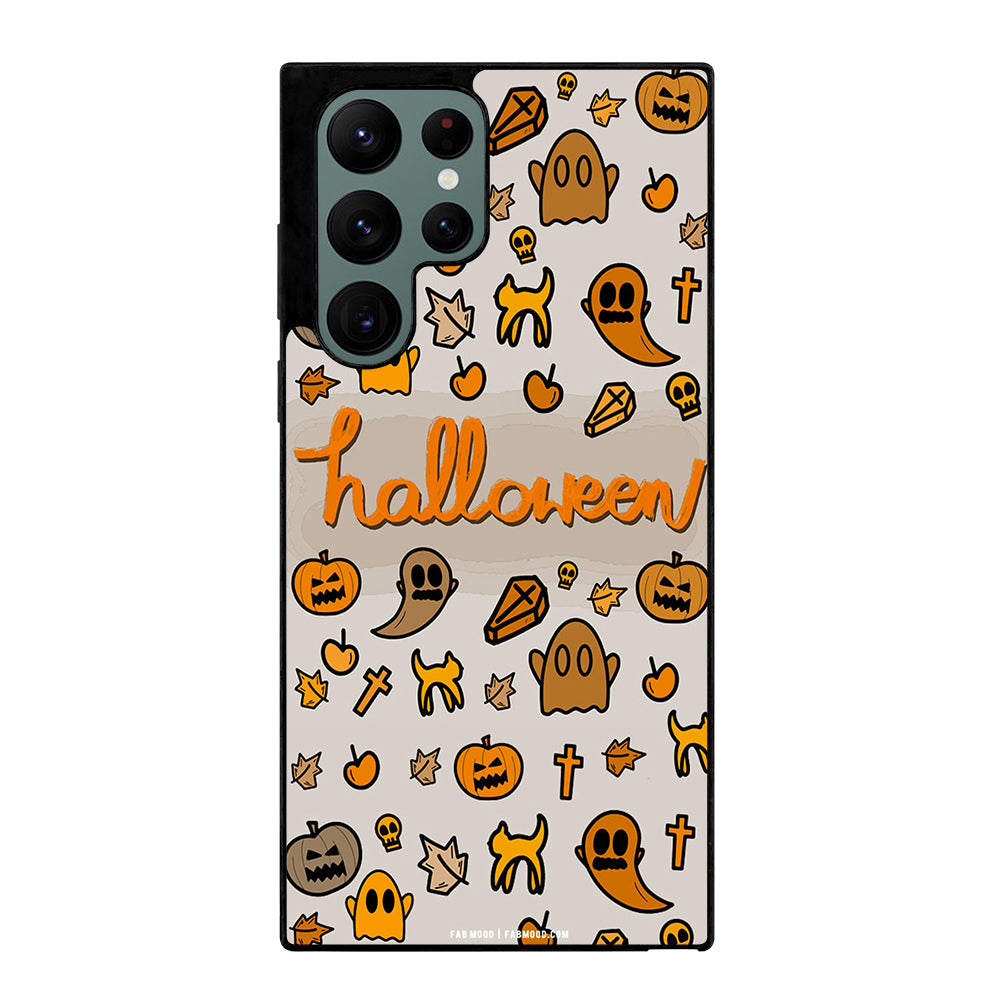 HALLOWEEN PATTERN 2 Samsung Galaxy S22 Ultra Case Cover