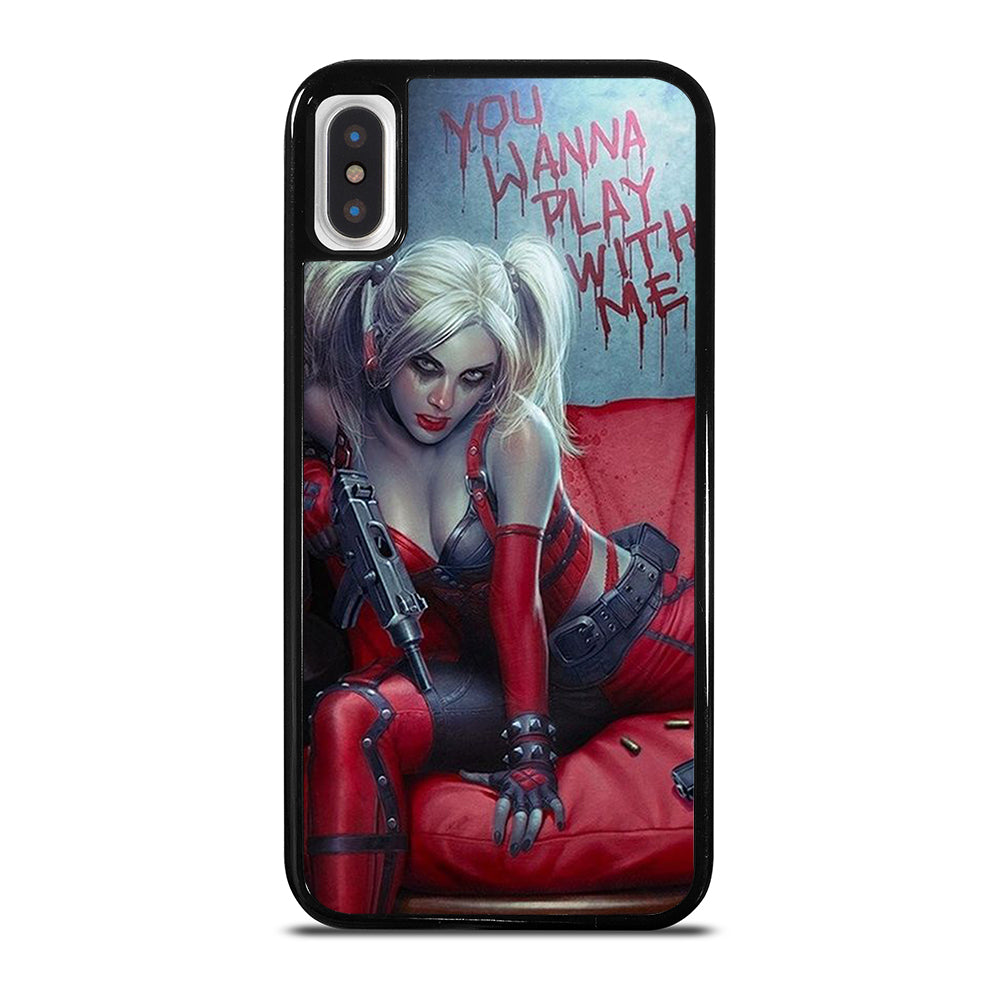 HARLEY QUINN QUOTE iPhone X / XS Case Cover