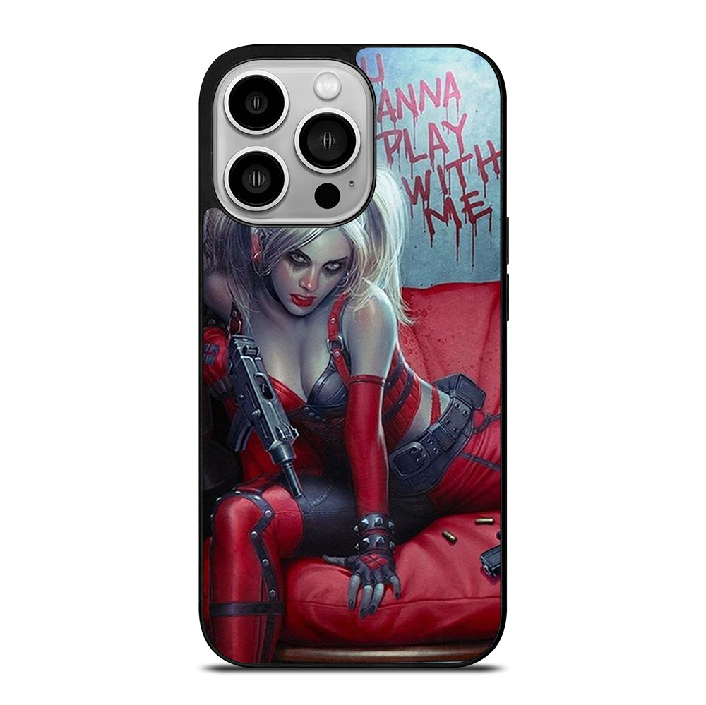 HARLEY QUINN QUOTE iPhone 14 Pro Case Cover