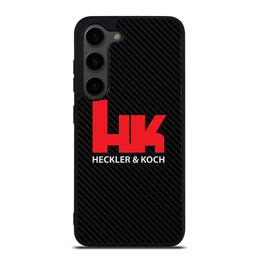 HECKLER AND KOCH LOGO CARBON Samsung Galaxy S23 Plus Case Cover