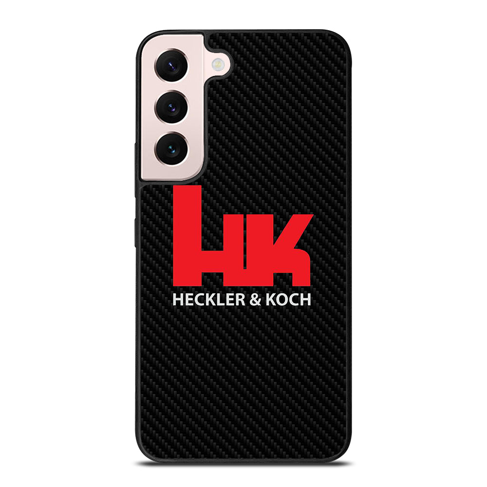 HECKLER AND KOCH LOGO CARBON Samsung Galaxy S22 Plus Case Cover