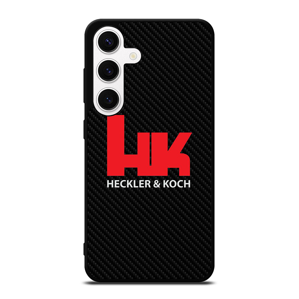 HECKLER AND KOCH LOGO CARBON Samsung Galaxy S24 Case Cover