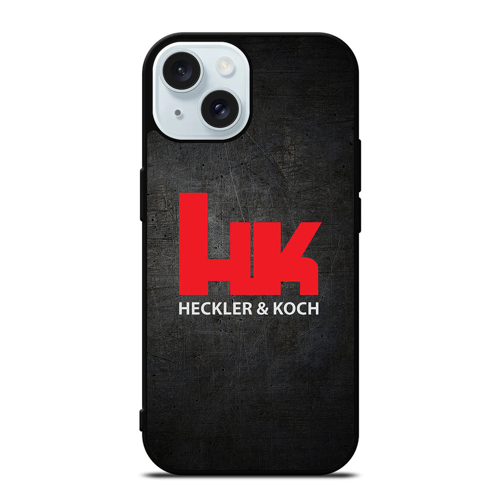 HECKLER AND KOCH LOGO METAL LOGO iPhone 15 Case Cover