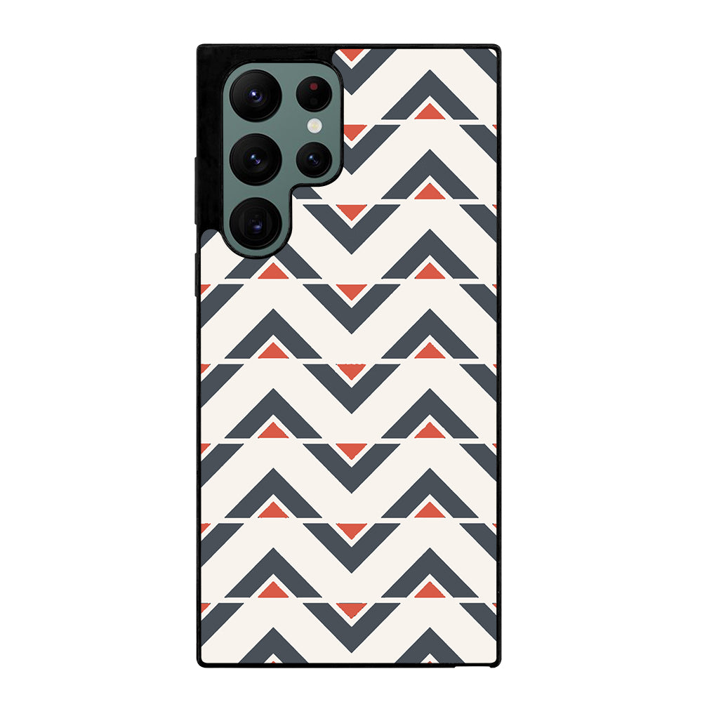 HERRINGBONE TRIANGLE PATTEN 1 Samsung Galaxy S22 Ultra Case Cover