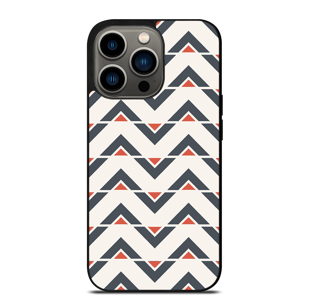HERRINGBONE TRIANGLE PATTEN 1 iPhone 13 Pro Case Cover