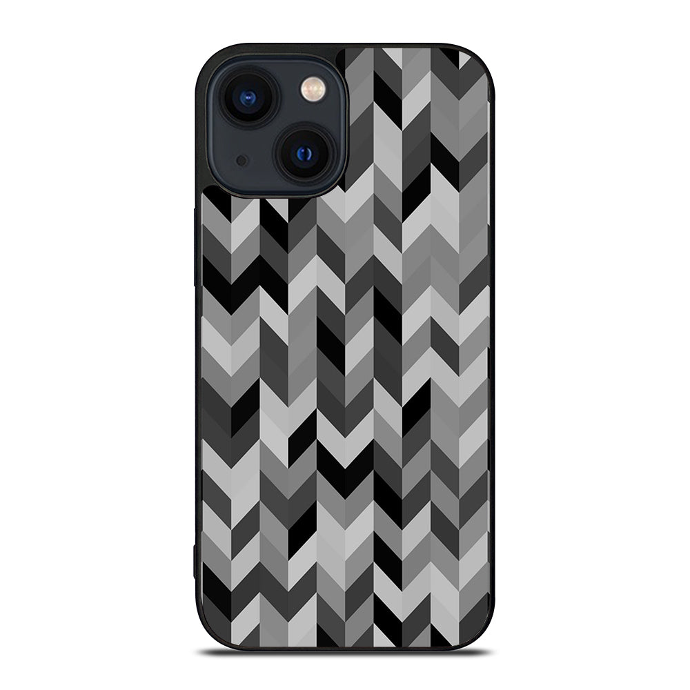 HERRINGBONE TRIANGLE PATTEN 2 iPhone 14 Plus Case Cover
