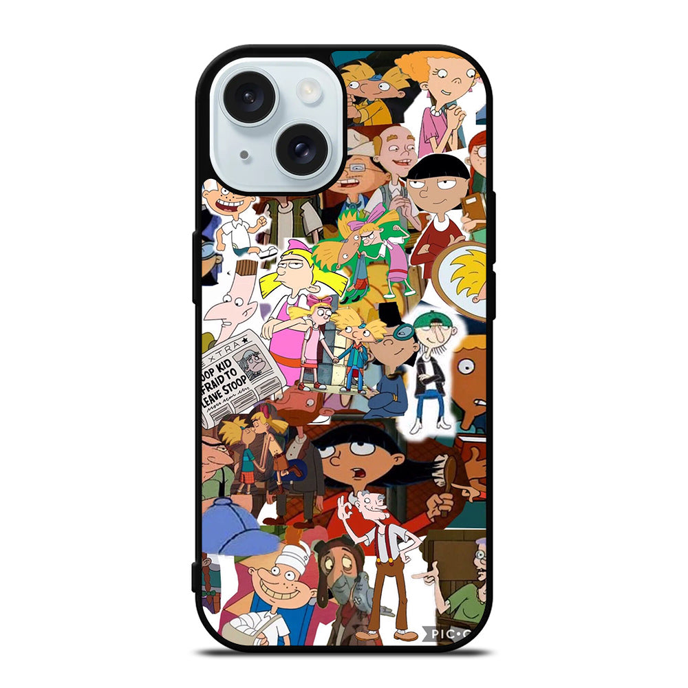 HEY ARNOLD COLLAGE 2 iPhone 15 Case Cover