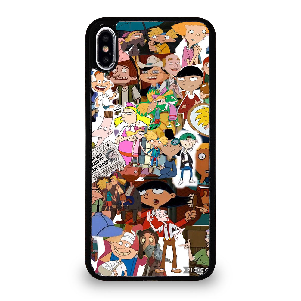 HEY ARNOLD COLLAGE 2 iPhone XS Max Case Cover