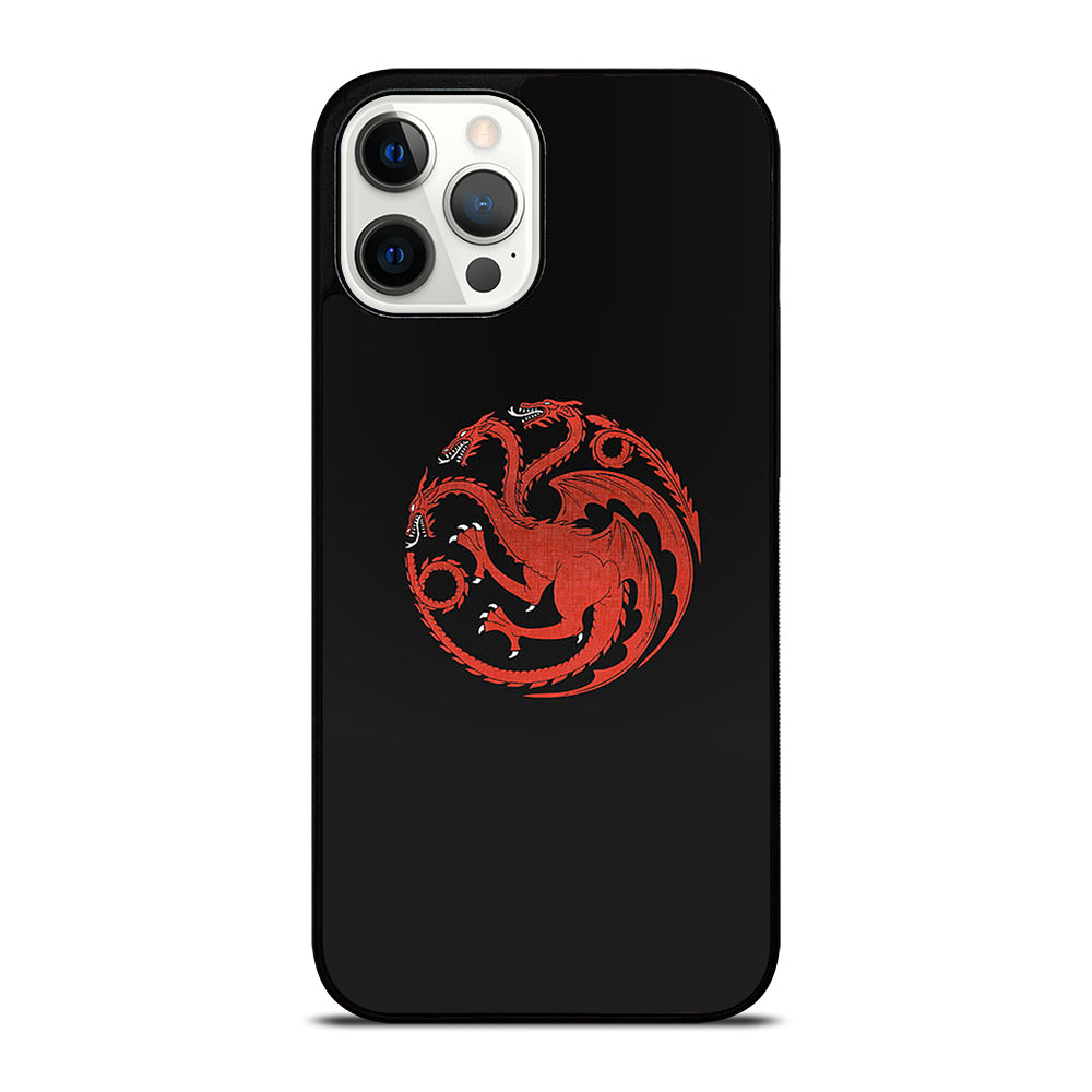 HOUSE OF THE DRAGON BLACK LOGO iPhone 12 Pro Max Case Cover