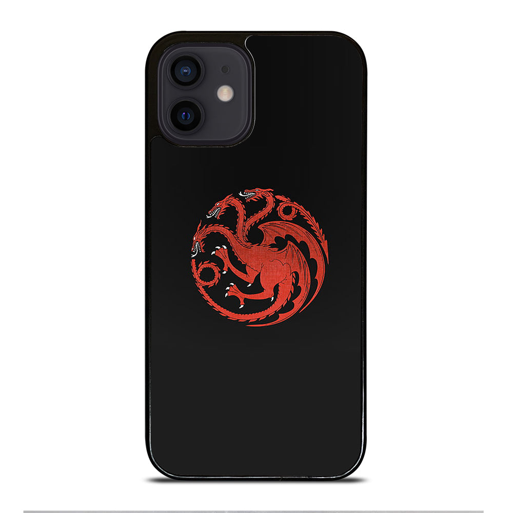 HOUSE OF THE DRAGON BLACK LOGO iPhone 12 Mini Case Cover