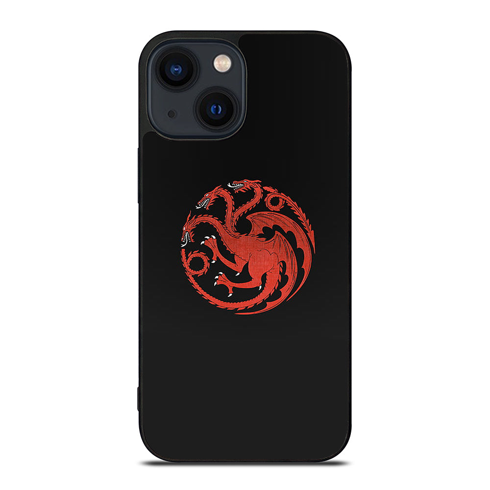 HOUSE OF THE DRAGON BLACK LOGO iPhone 14 Plus Case Cover