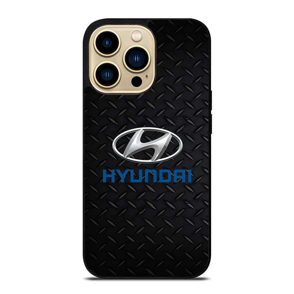 HYUNDAI METAL CAR LOGO iPhone 14 Pro Max Case Cover