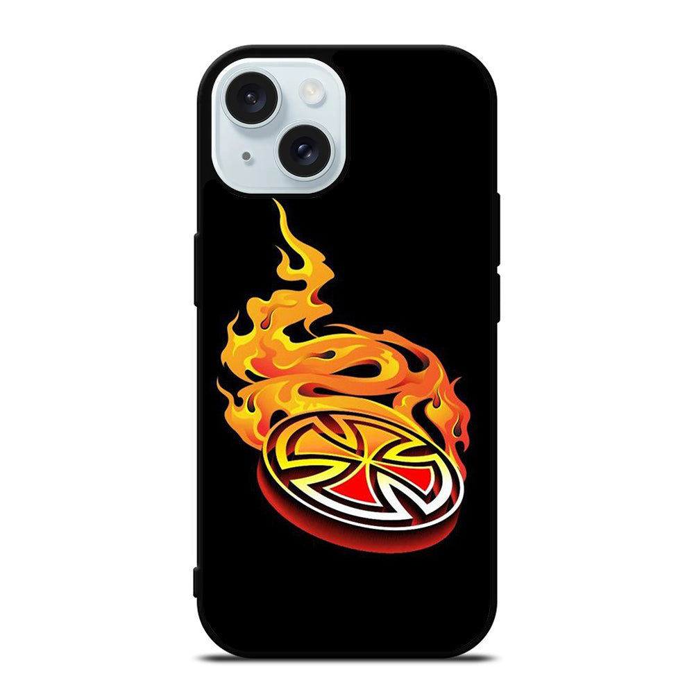 INDEPENDENT TRUCK COMPANY FLAME LOGO iPhone 15 Case Cover