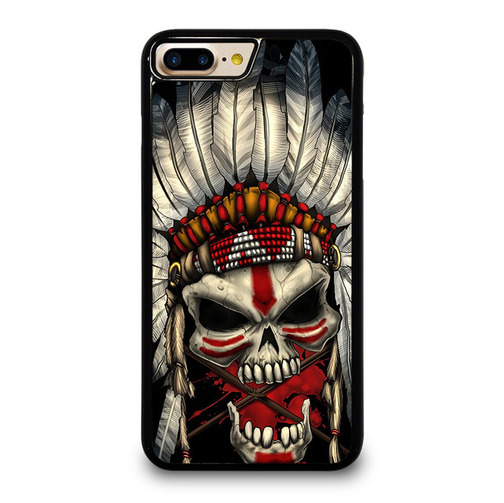 INDIAN FEATHER SKULL ART 1 iPhone 7 / 8 Plus Case Cover
