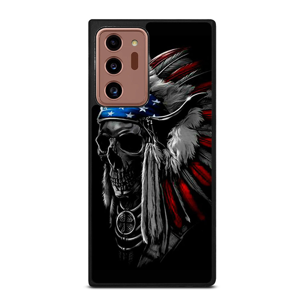 INDIAN FEATHER SKULL ART 3 Samsung Galaxy Note 20 Ultra Case Cover