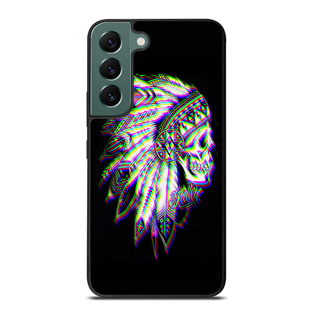 INDIAN FEATHER SKULL LOGO Samsung Galaxy S22 Case Cover