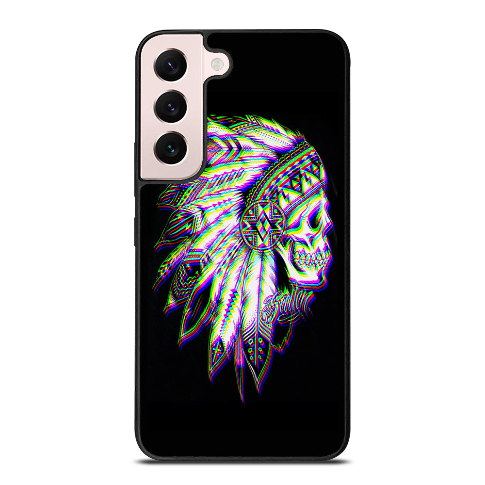 INDIAN FEATHER SKULL LOGO Samsung Galaxy S22 Plus Case Cover