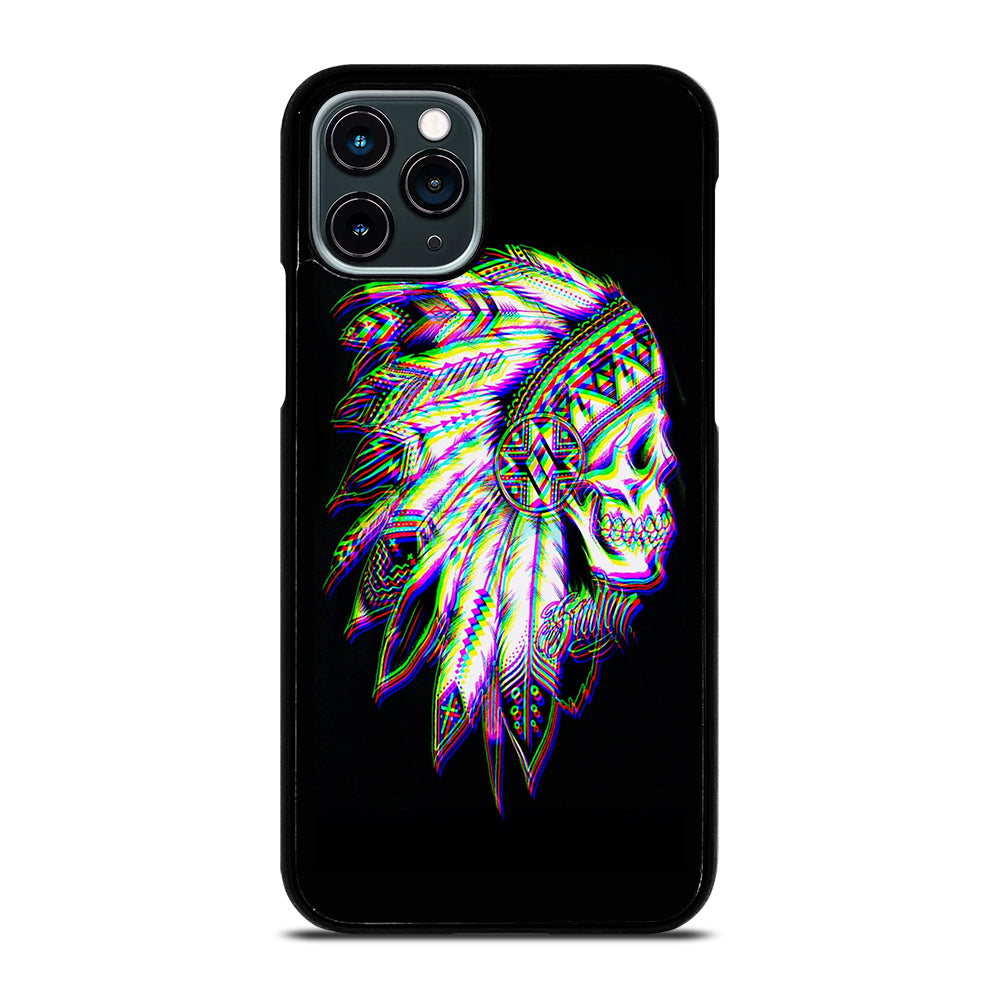 INDIAN FEATHER SKULL LOGO iPhone 11 Pro Case Cover