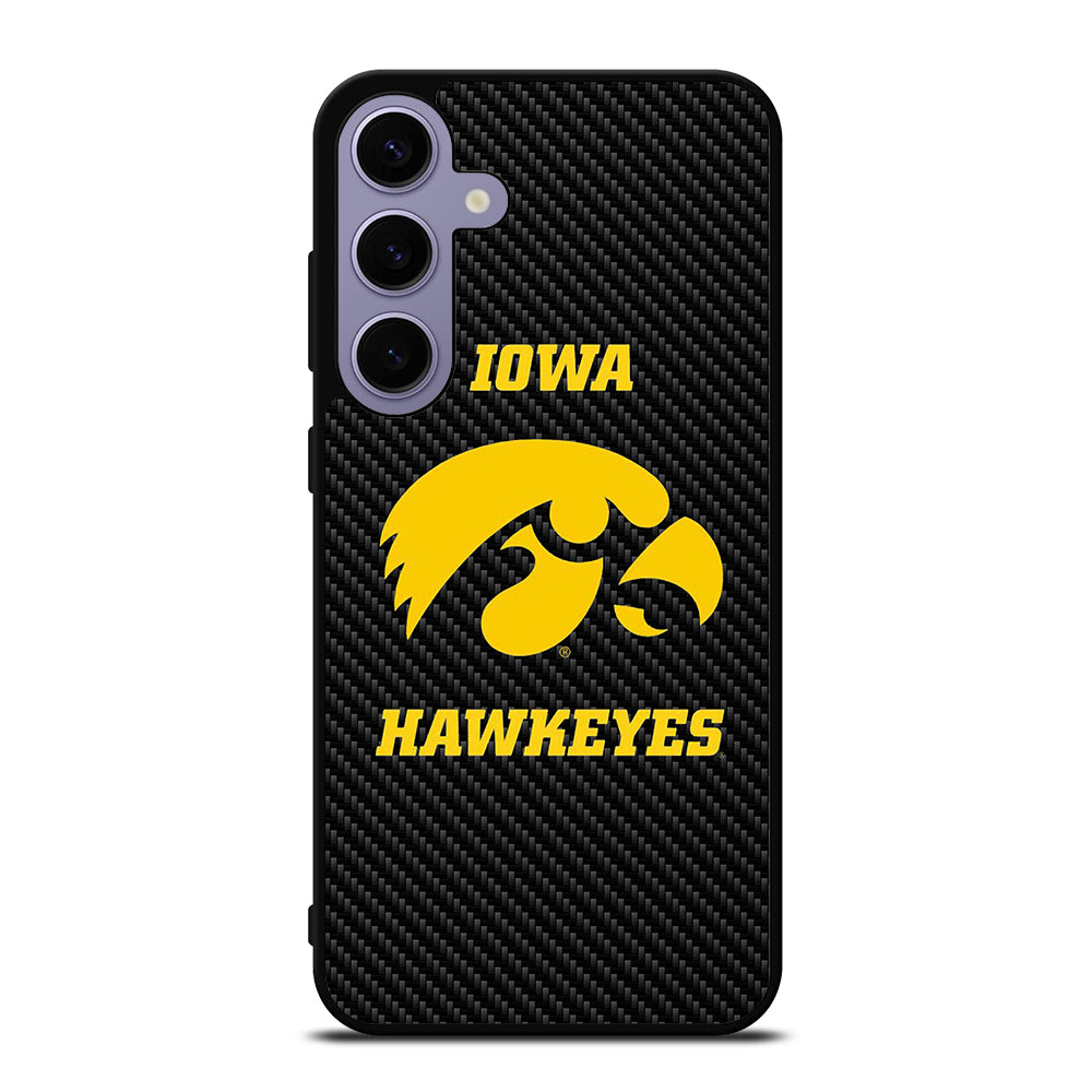 IOWA HAWKEYES CARBON LOGO Samsung Galaxy S24 Plus Case Cover
