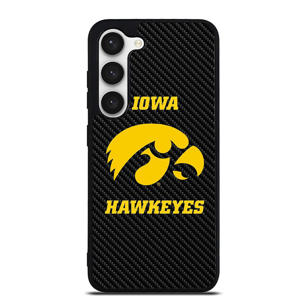 IOWA HAWKEYES CARBON LOGO Samsung Galaxy S23 Case Cover