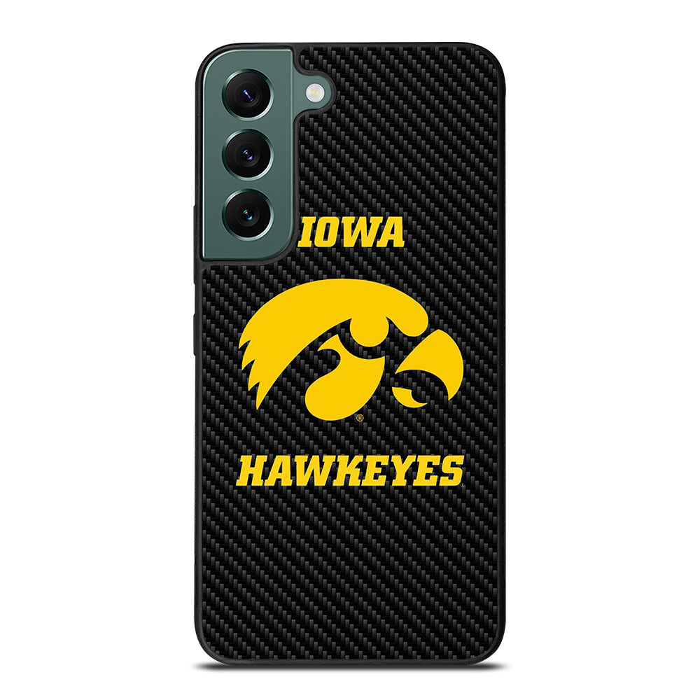 IOWA HAWKEYES CARBON LOGO Samsung Galaxy S22 Case Cover
