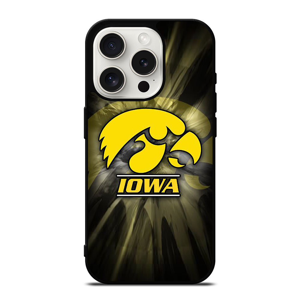 IOWA HAWKEYES SYMBOL iPhone 15 Pro Case Cover
