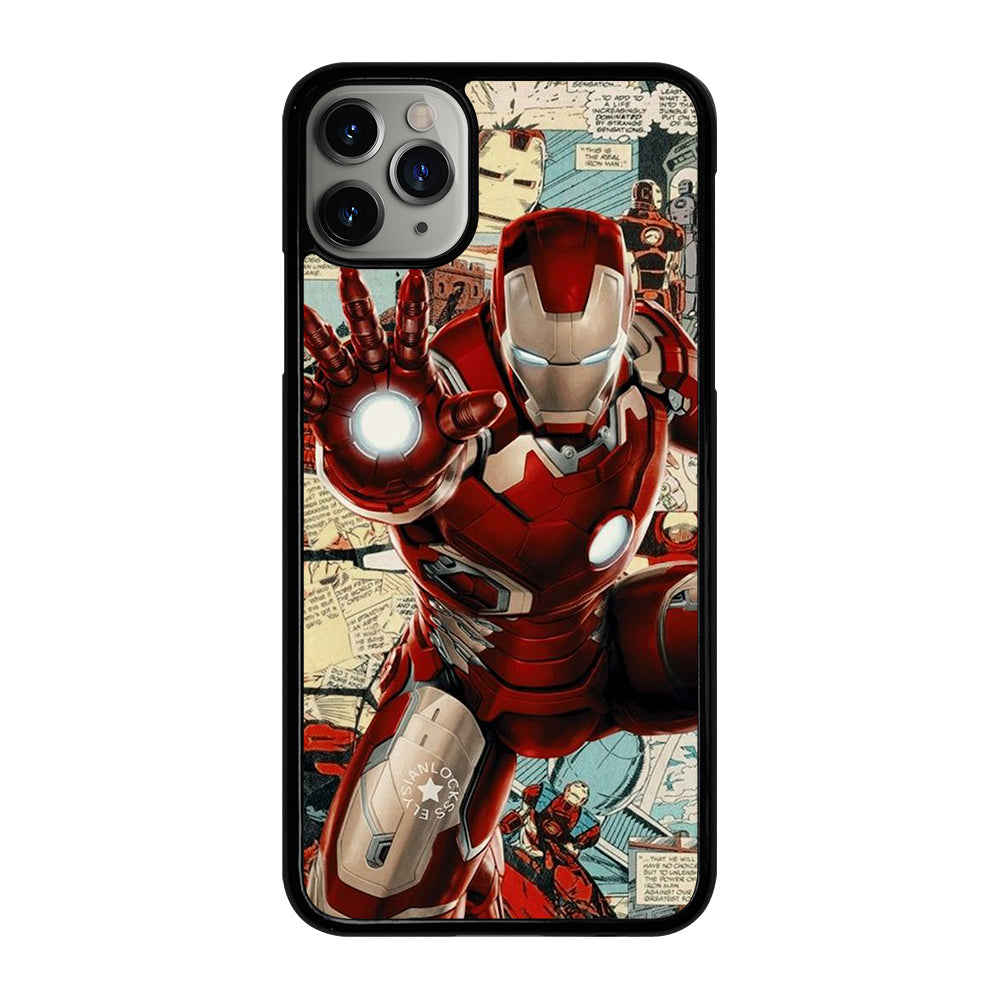 IRON MAN COMIC MARVEL iPhone 11 Pro Max Case Cover