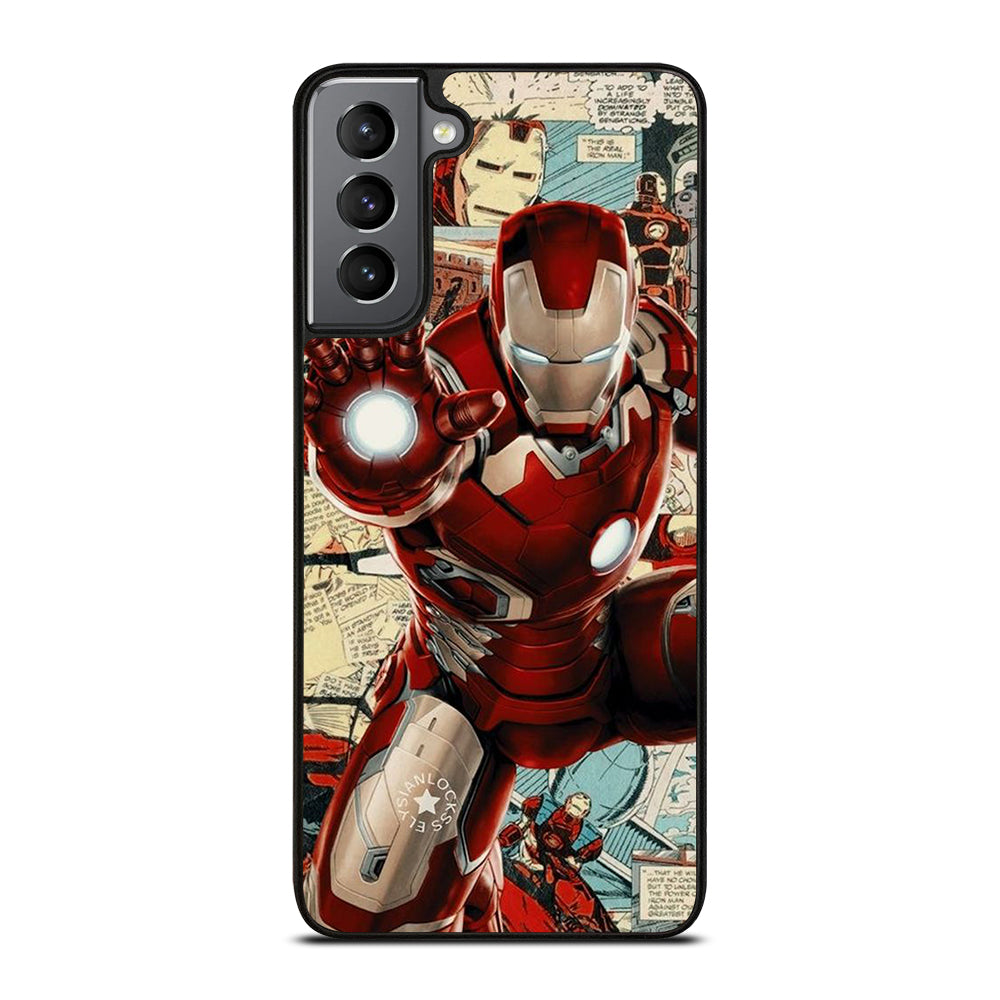 IRON MAN COMIC MARVEL Samsung Galaxy S21 Plus Case Cover
