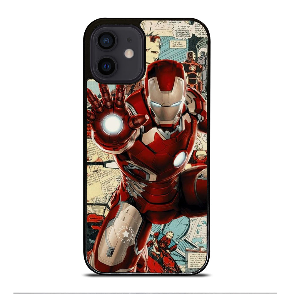 IRON MAN COMIC MARVEL iPhone 12 Mini Case Cover