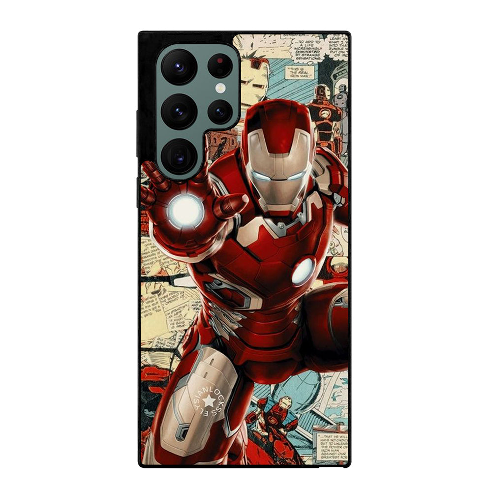 IRON MAN COMIC MARVEL Samsung Galaxy S22 Ultra Case Cover