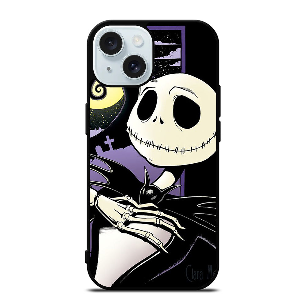 JACK SKELLINGTON NIGHTMARE BEFORE CHRISTMAS CARTOON 2 iPhone 15 Case Cover