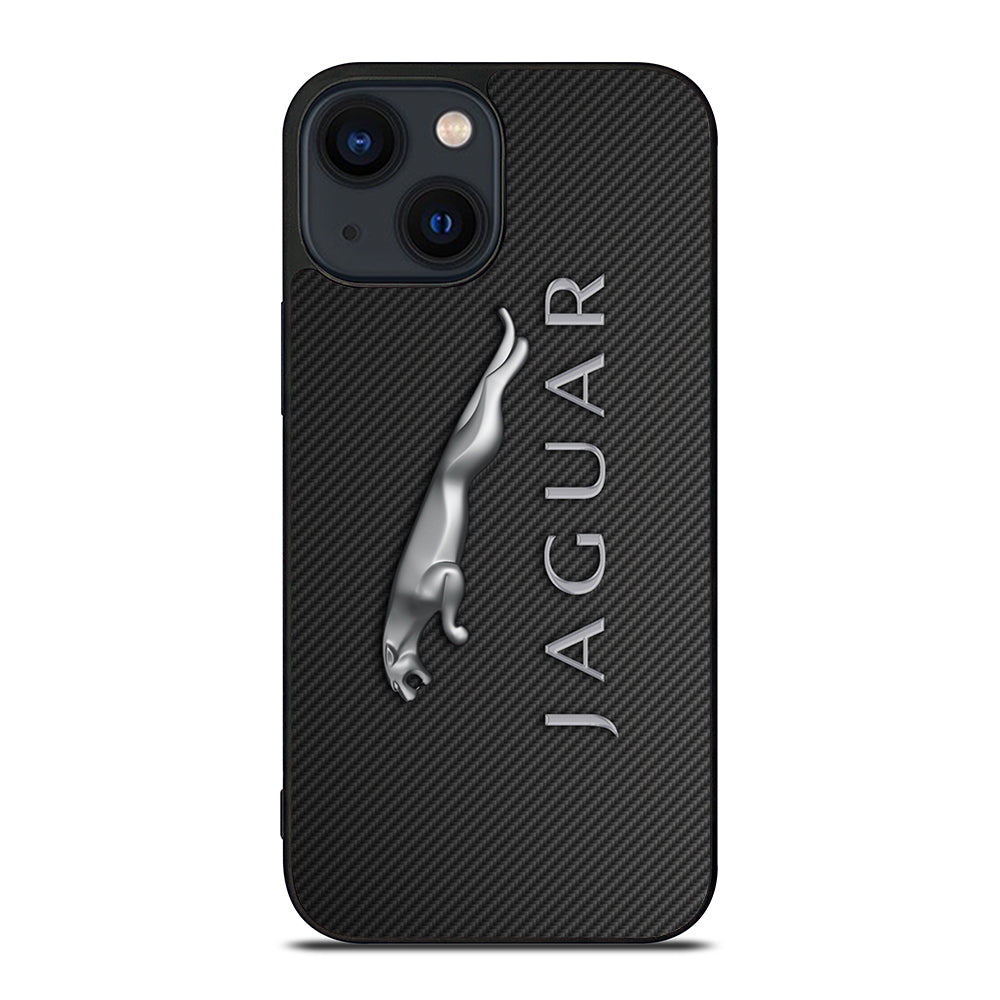 JAGUAR CAR LOGO CARBON iPhone 14 Plus Case Cover