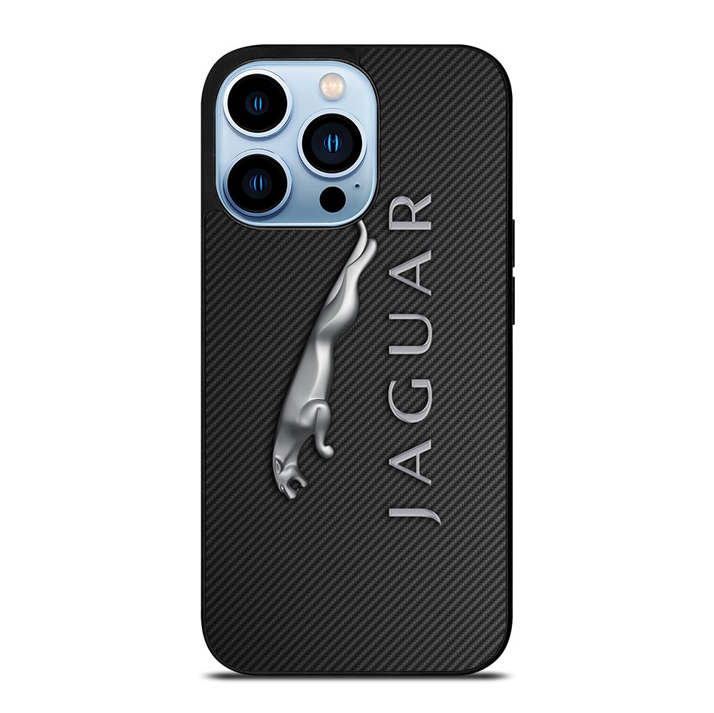 JAGUAR CAR LOGO CARBON iPhone 13 Pro Max Case Cover