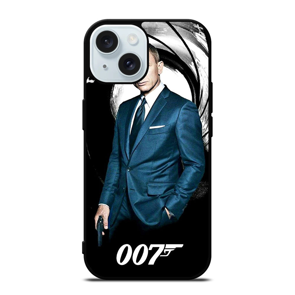 JAMES BOND 007 MOVIE POSTER iPhone 15 Case Cover