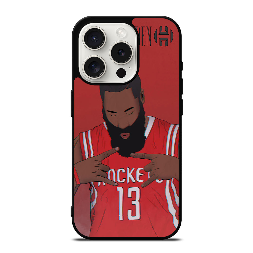 JAMES HARDEN CARTOON iPhone 15 Pro Case Cover