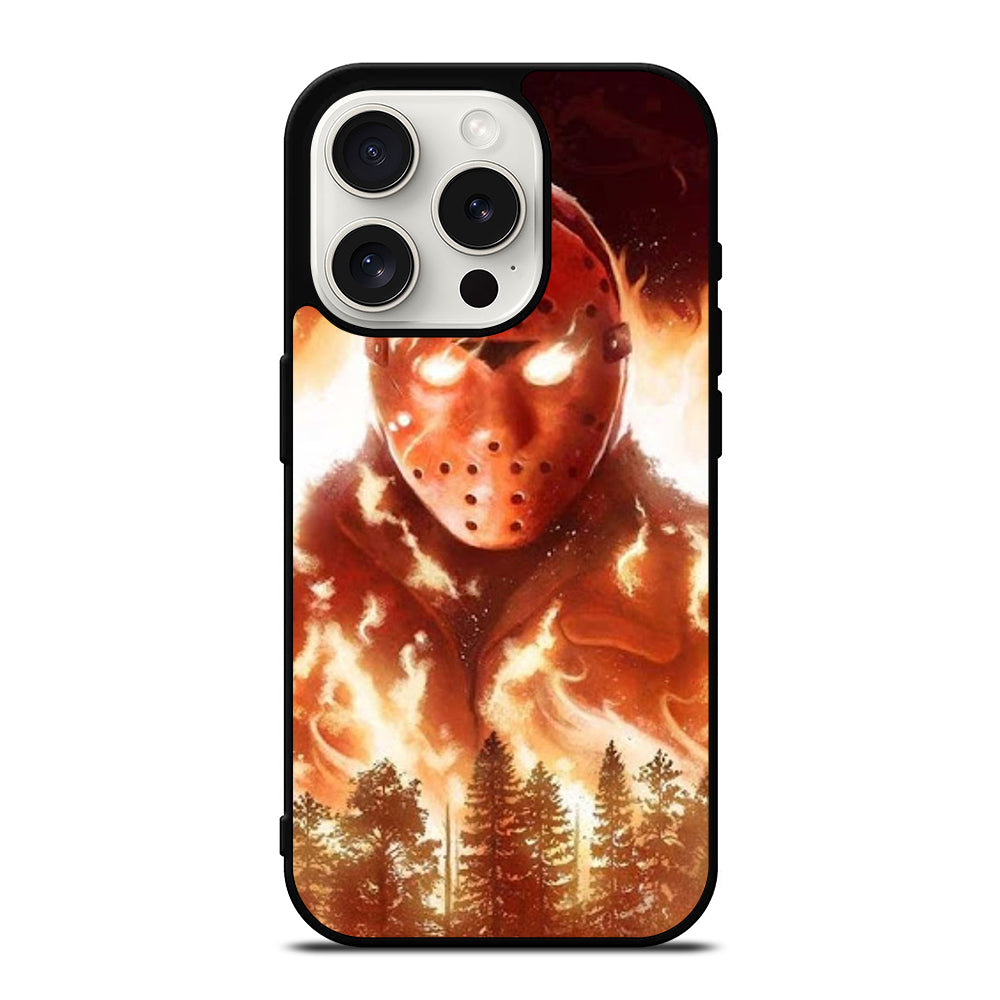 JASON FRIDAY THE 13TH FLAME iPhone 15 Pro Case Cover