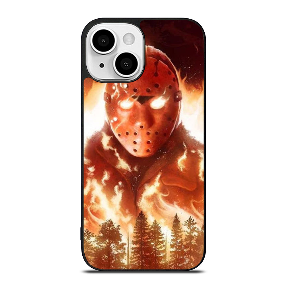 JASON FRIDAY THE 13TH FLAME iPhone 13 Mini Case Cover