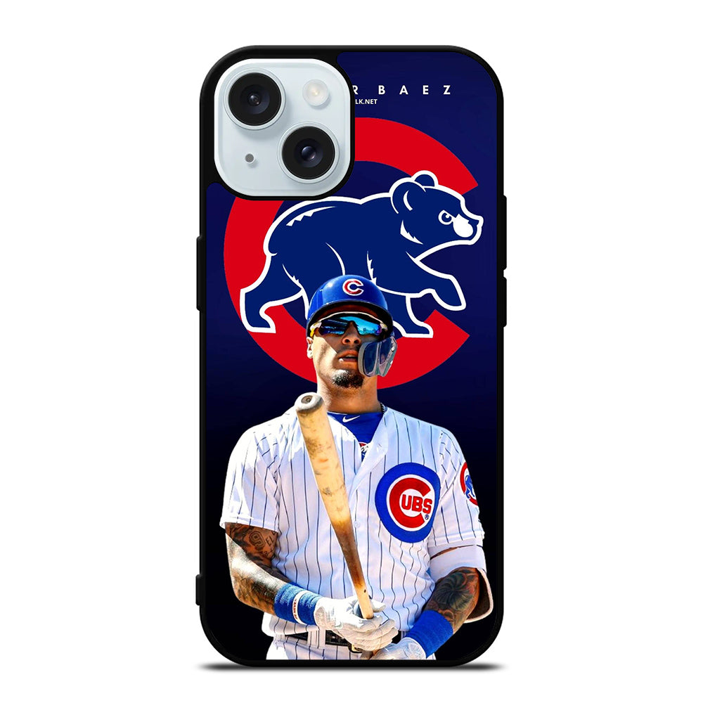 JAVIER BAEZ CHICAGO CUBS BASEBALL MLB iPhone 15 Case Cover