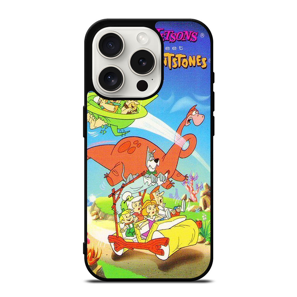 JETSONS MEET FLINTSTONES CARTOON SERIES iPhone 15 Pro Case Cover