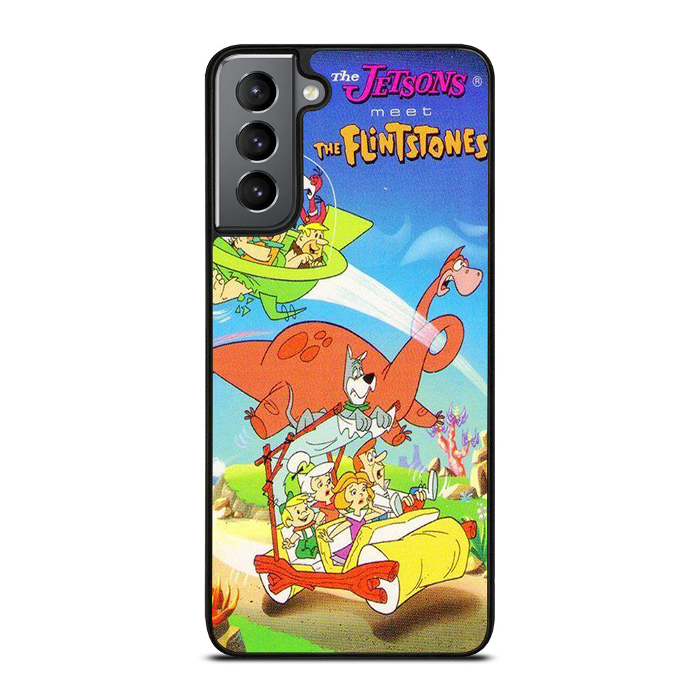 JETSONS MEET FLINTSTONES CARTOON SERIES Samsung Galaxy S21 Plus Case Cover