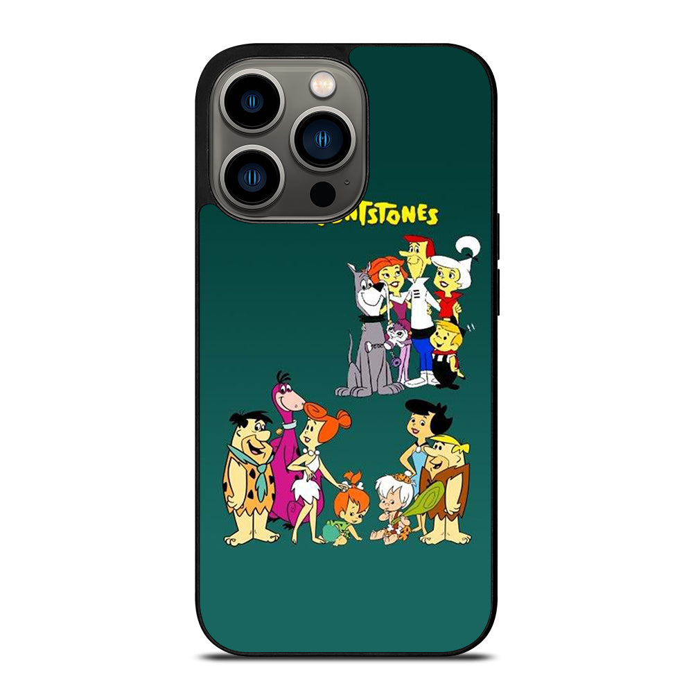 JETSONS MEET FLINTSTONES CHARACTER iPhone 13 Pro Case Cover