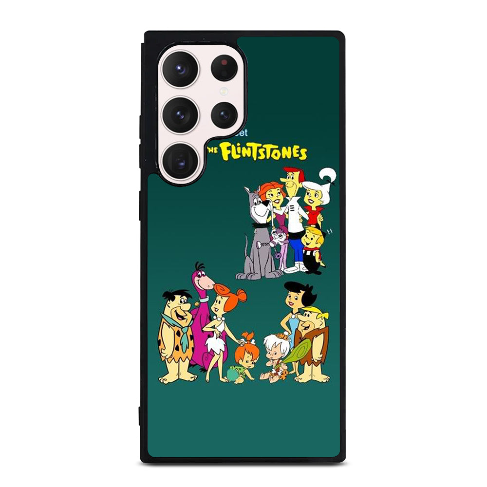 JETSONS MEET FLINTSTONES CHARACTER Samsung Galaxy S23 Ultra Case Cover