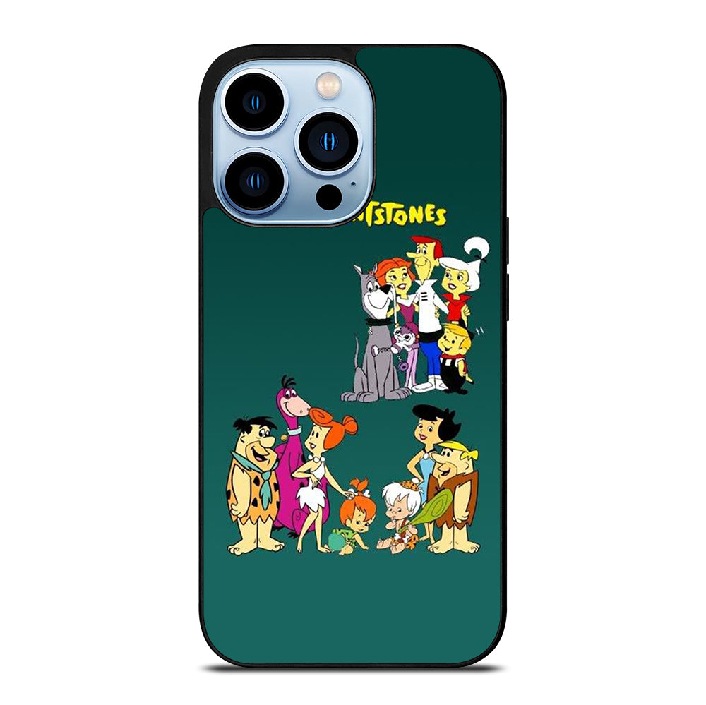 JETSONS MEET FLINTSTONES CHARACTER iPhone 13 Pro Max Case Cover